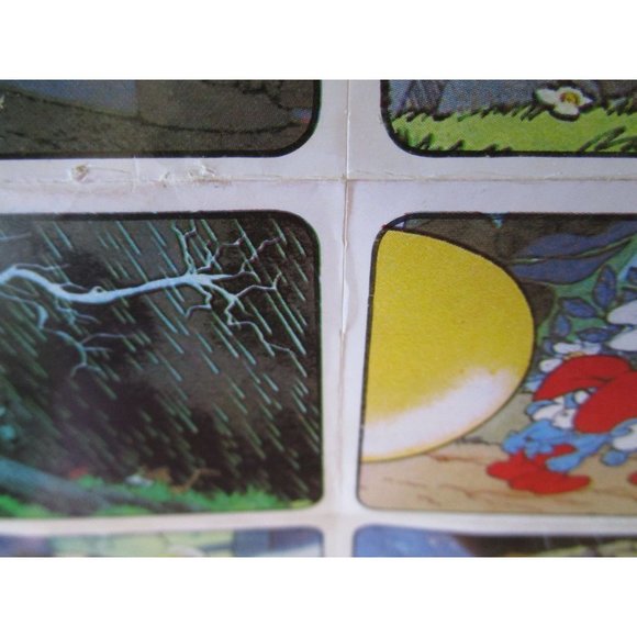 Peyo Smurf Stickers 1982 Italy by Edizioni Panini Six See Damage Note GUC - Picture 9 of 16